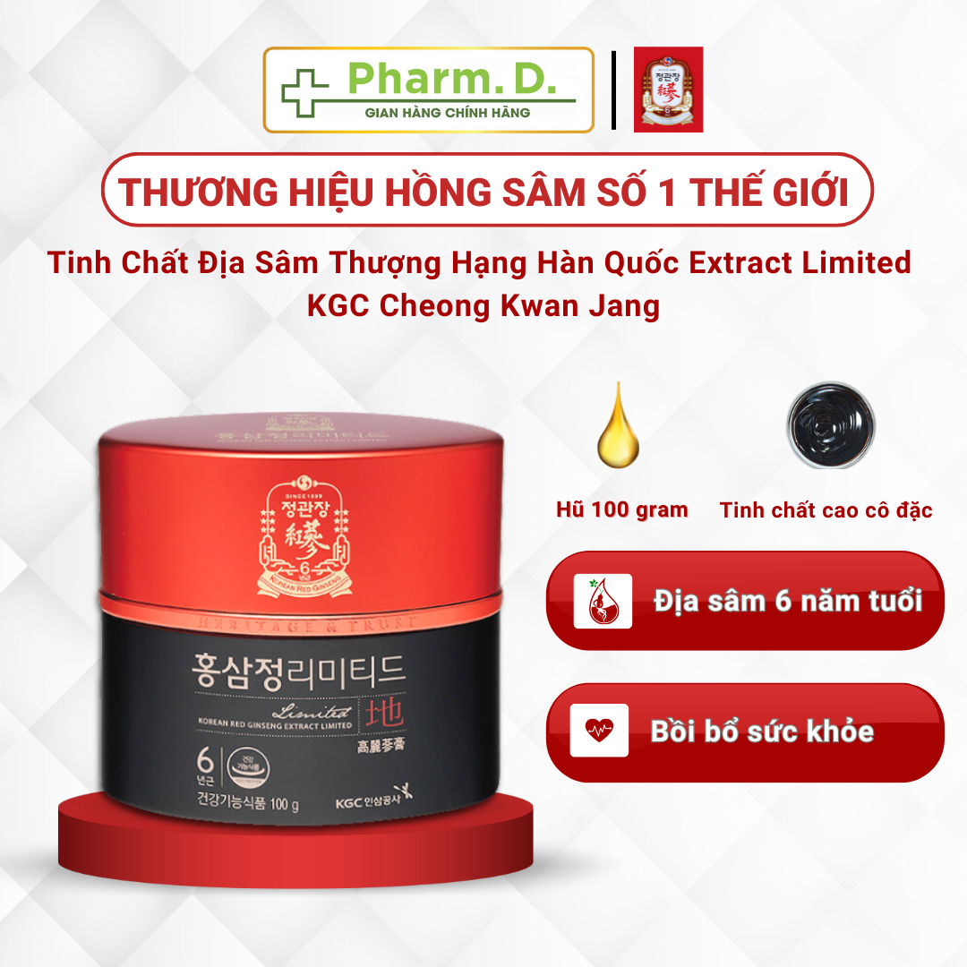 Tinh Chất Địa Sâm Thượng Hạng Extract Limited KGC Cheong Kwan Jang