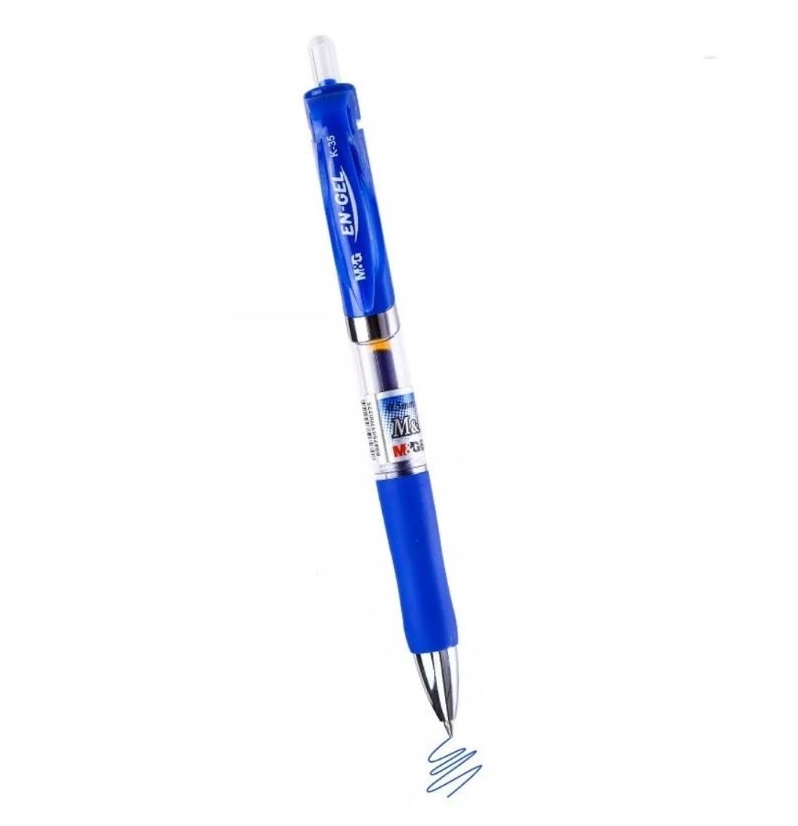 Combo 5 cây bút nước 0.5mm M&G - K35 màu xanh