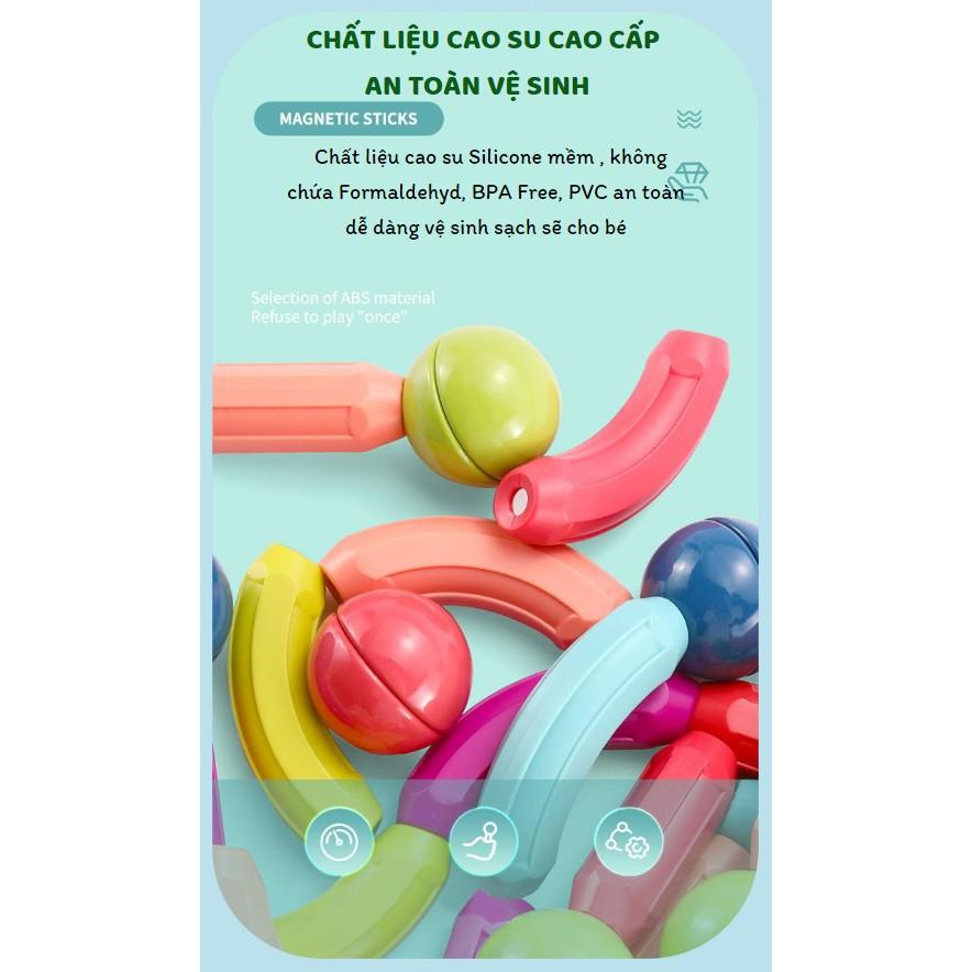 ĐỒ CHƠI GHÉP HÌNH NAM CHÂM CHO BÉ YÊU MAGNETIC STICKS