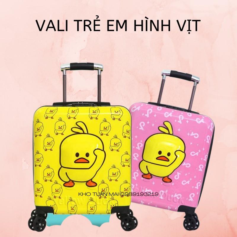 Vali cho bé  Minion cảm xúc hai mặt in Vali kéo cho trẻ em trai gái cao cấp sẵn hàng nhập khẩu đc loại 1