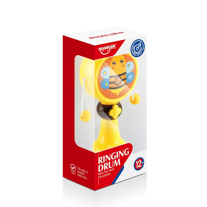 Đồ chơi Âm Nhạc: Trống Xúc Xắc Có Nhạc và Đèn Hình Con Ong - HUANGER HE0516