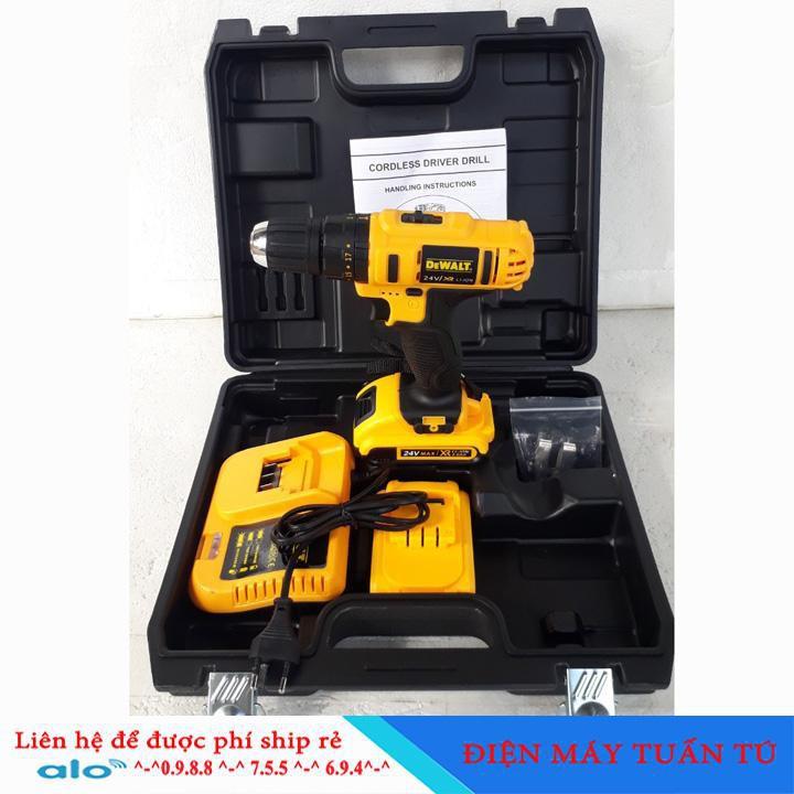 Khoan pin DEAWT 24V pin đủ 24v - 24v dwat