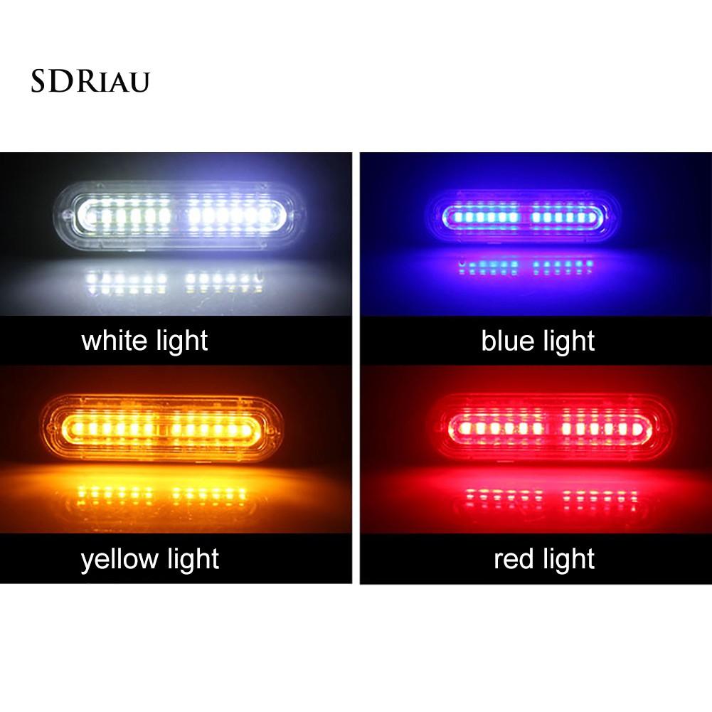 Đèn Led Cảnh Báo 12 Bóng 12-24v 36w Cho Xe Hơi Xe Tải