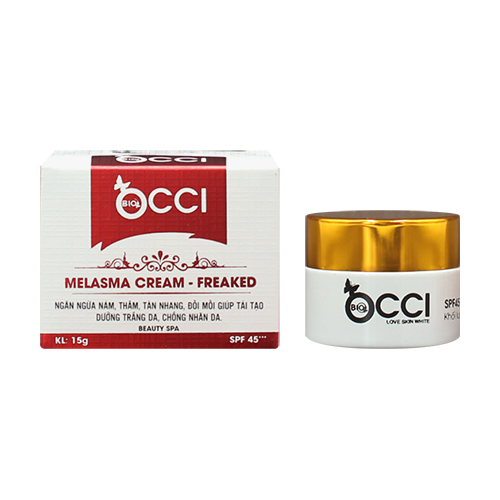 Kem Giảm Nám, Tàn Nhang, Đồi Mồi BIO - OCCI Melasma Cream Freaked 15g