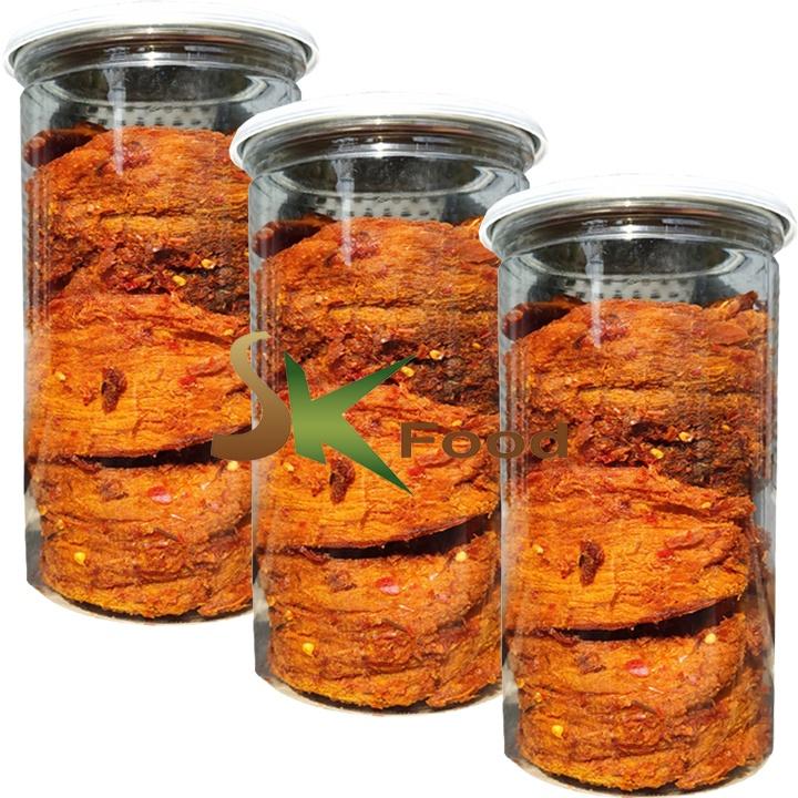 COMBO 3 HŨ KHÔ BÒ MỀM LOẠI SIÊU CAY HIỆU SK FOOD-MỖI HŨ 200G