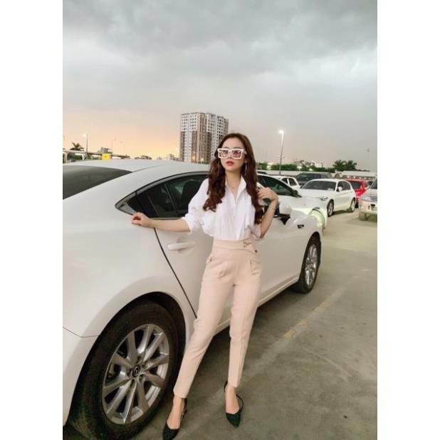 QUẦN BAGGY TÂY B38 MẶT ĐÁ SIÊU SANH CHẢNH