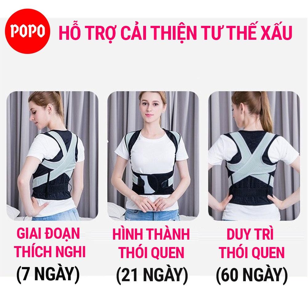 Đai chống gù lưng, bảo vệ lưng dành cho nam và nữ, điều chỉnh tư thế hiệu quả giúp massage thư giãn SPORTY