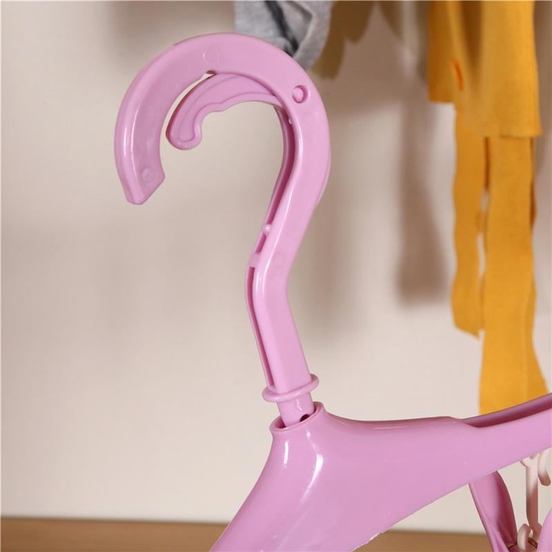 Móc Treo Quần Áo 8 Kẹp Phơi Quần Áo Trẻ Em Đồ Lót Tất Vớ H252