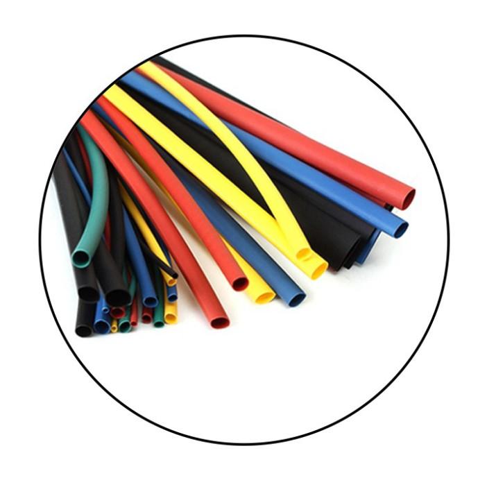 Combo Bộ 5 Ống Gen Co Nhiệt, Cách Điện phi 1-2-3-4-5 Mỗi Sợi 1m - Màu Sắc Ngẫu Nhiên