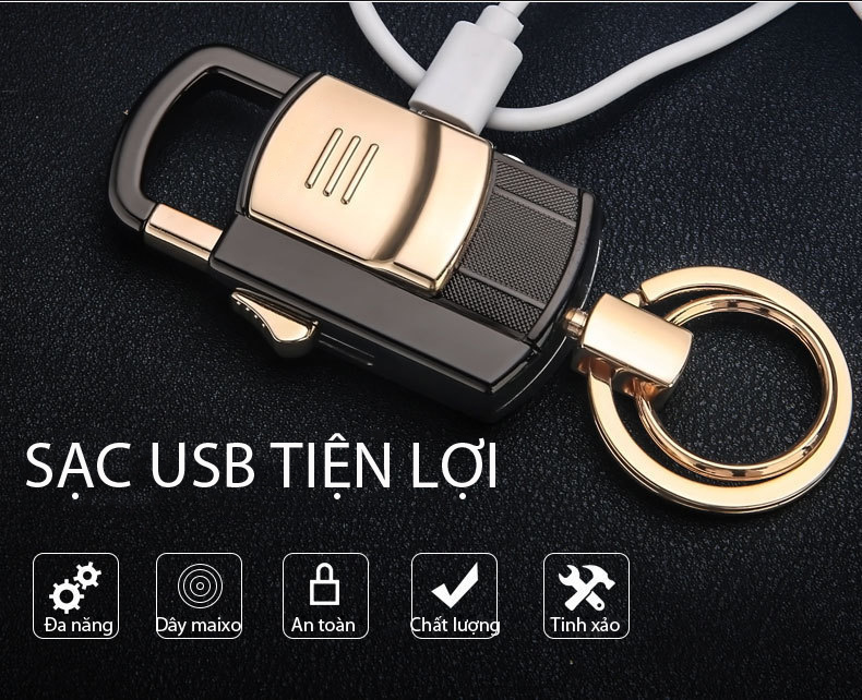 Móc Chìa Khóa Ô tô Xe Máy  BCK2-686 Có Móc Đỉa Quần Kiêm Đèn Pin Tiện Lợi Đẹp Độc Lạ ( giao màu ngẫu nhiên )