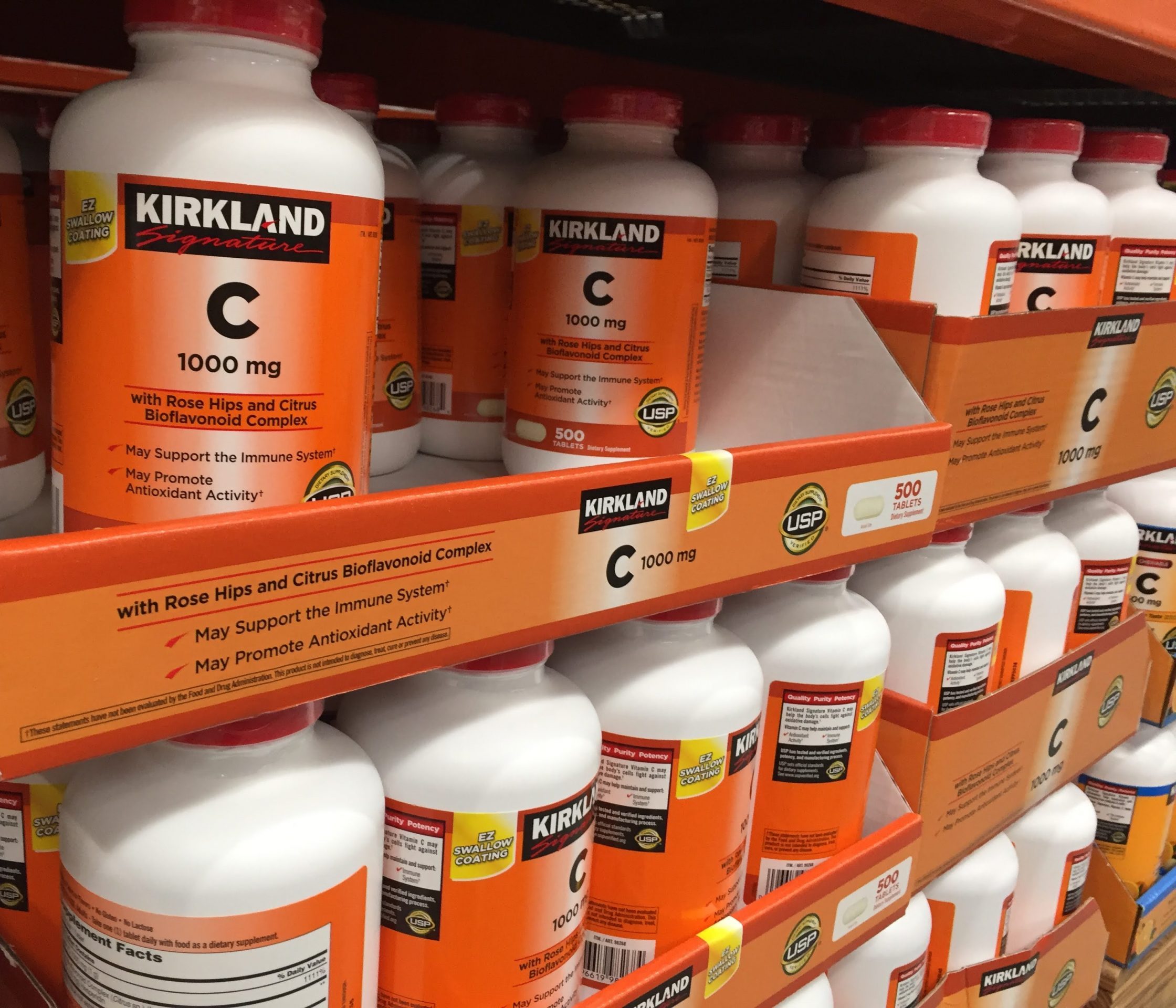 Vien Uống Bổ Sung Vitamin C Kirkland Signature Vitamin C 1000mg X 500 Vien Tiki