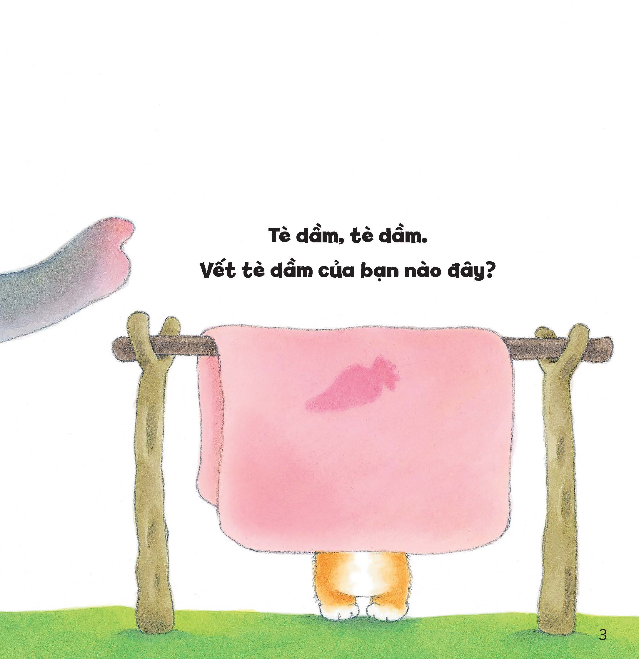 Vết tè dầm - Tủ sách Ehon cho bé