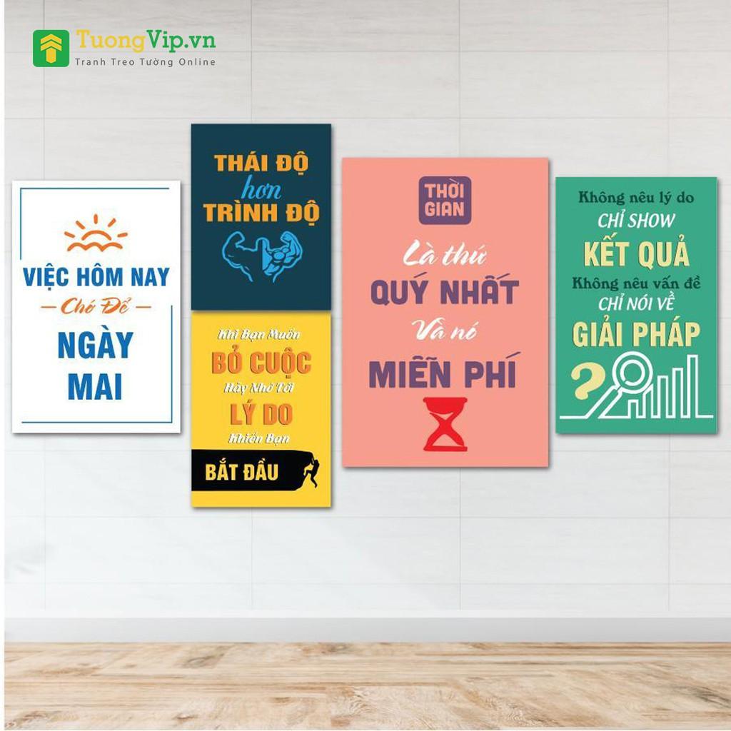 Combo Tranh Treo Tường Tạo Động Lực 06