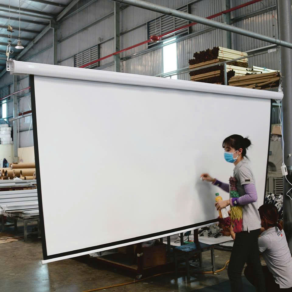 Màn Chiếu Treo Tường tỉ lệ 16:9 Prima/ Apollo 92 inch, 100 inch, 120 inch, 130 inch và 150 inch - Hàng nhập khẩu