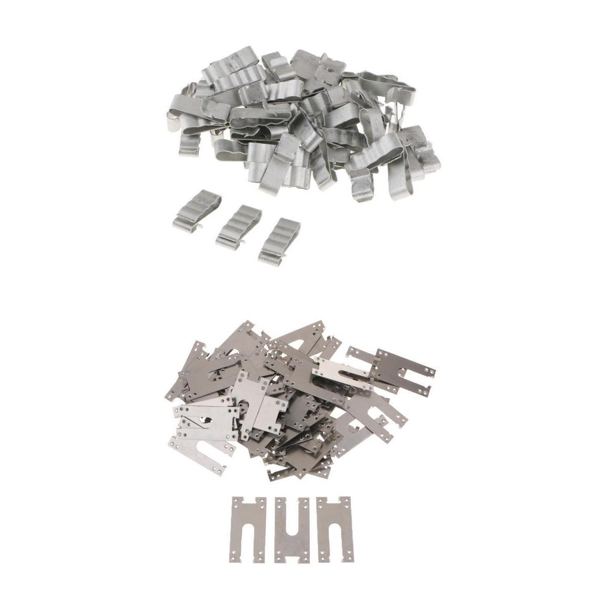 100 Pack Solar Panel Cable Clip Stainless Steel Clips PV Wire to Solar Panel