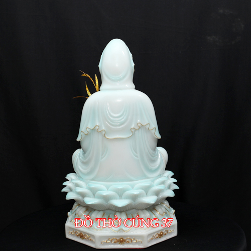 Tượng Quan Âm Bồ Tát - XANH NHẠT