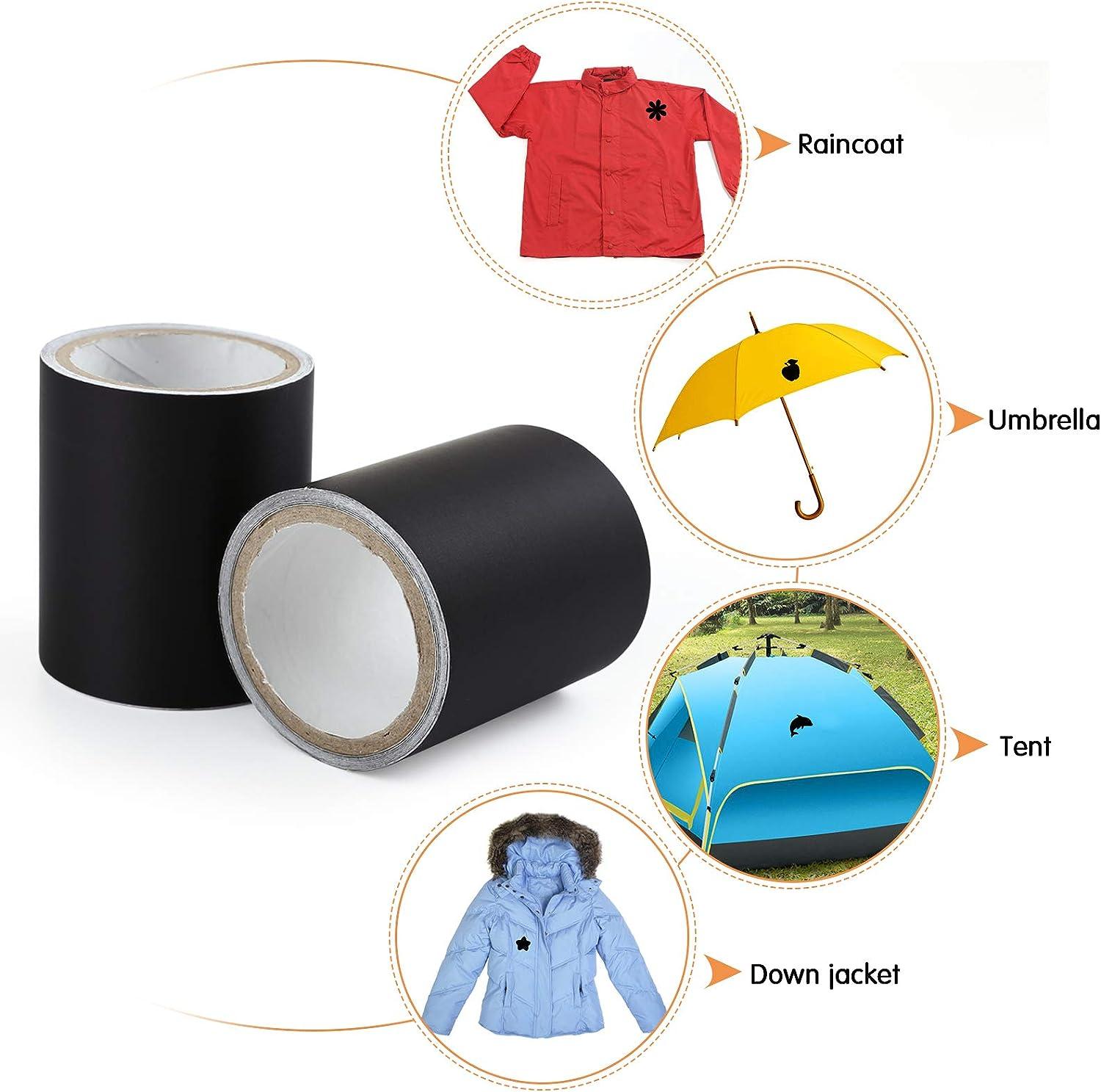 Vải dính, Miếng vá sửa chữa nylon, Bộ 2 cuộn tự dính trang trí