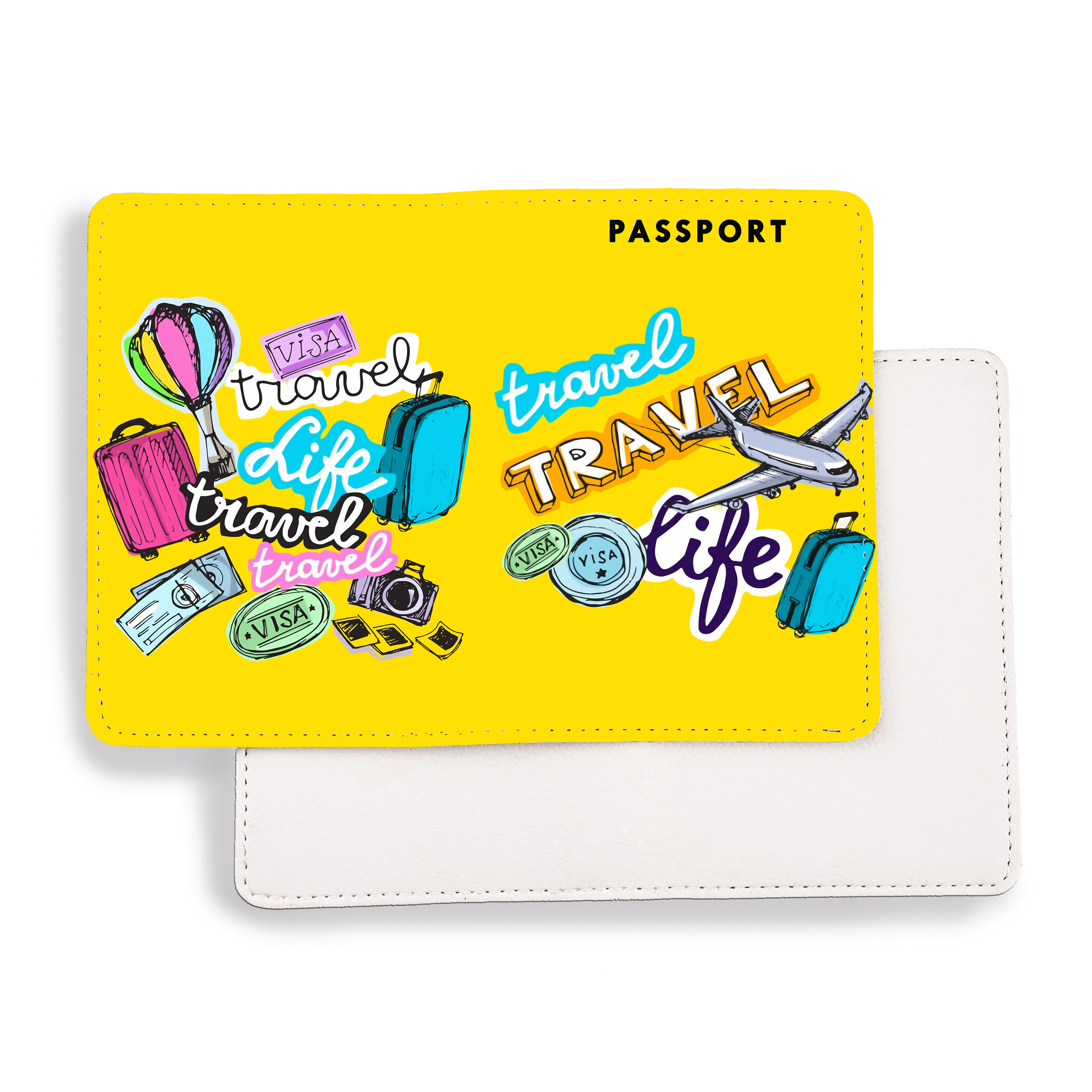 Ví Đựng Passport Du Lịch LIFE TRAVEL Sắc Màu Nghệ Thuật - Bao Da Hộ Chiếu STormbreaker Màu Sắc Năng Động Tươi Trẻ - Kiểu Dáng Tiện Lợi - Hình Ảnh Sắc Nét - Passport Cover Holder - LT079