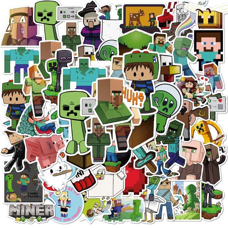 Sticker dán cao cấp MINECRAFT Cực COOL ms#129