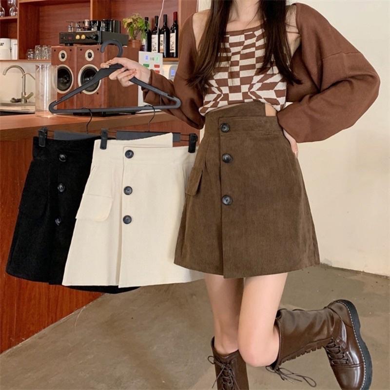 CHÂN VÁY NHUNG TĂM XỊN XÒ