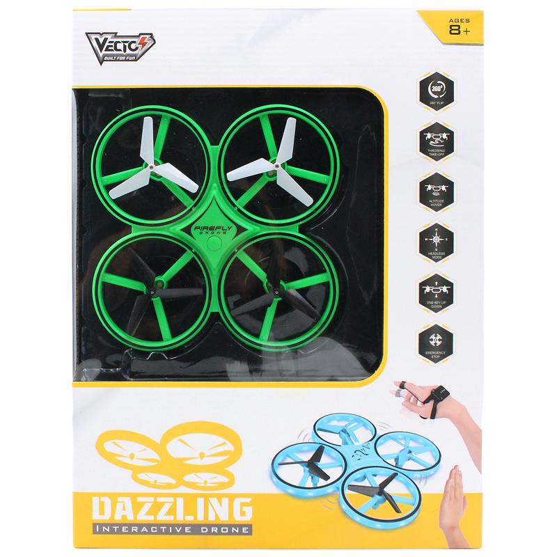 Đồ Chơi Drone Dazzling Điều Khiển Bằng Đồng Hồ - Vecto VT010B/GR