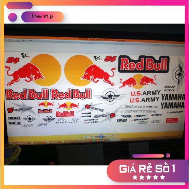 Tem rời dành cho Exciter 150 redbull