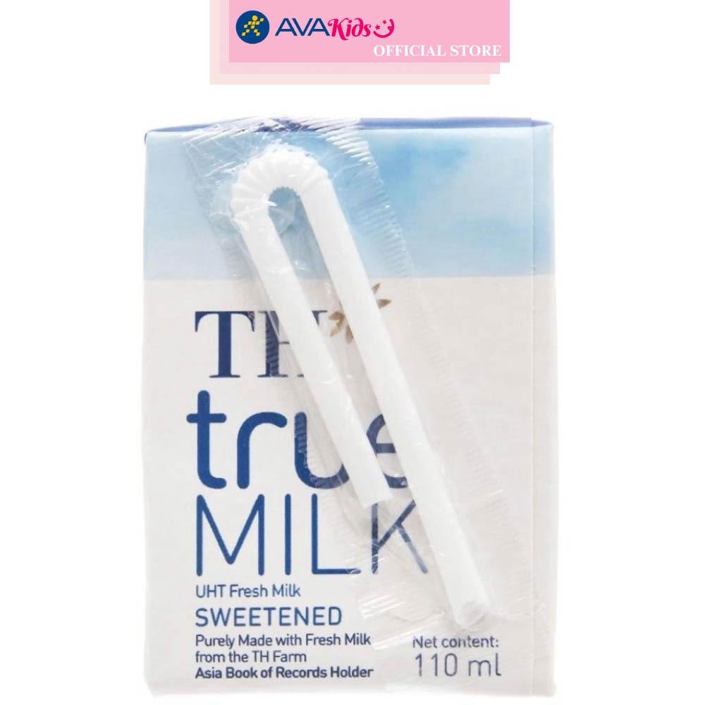 Thùng 48 hộp sữa tươi tiệt trùng TH true MILK có đường 110 ml (từ 1 tuổi)
