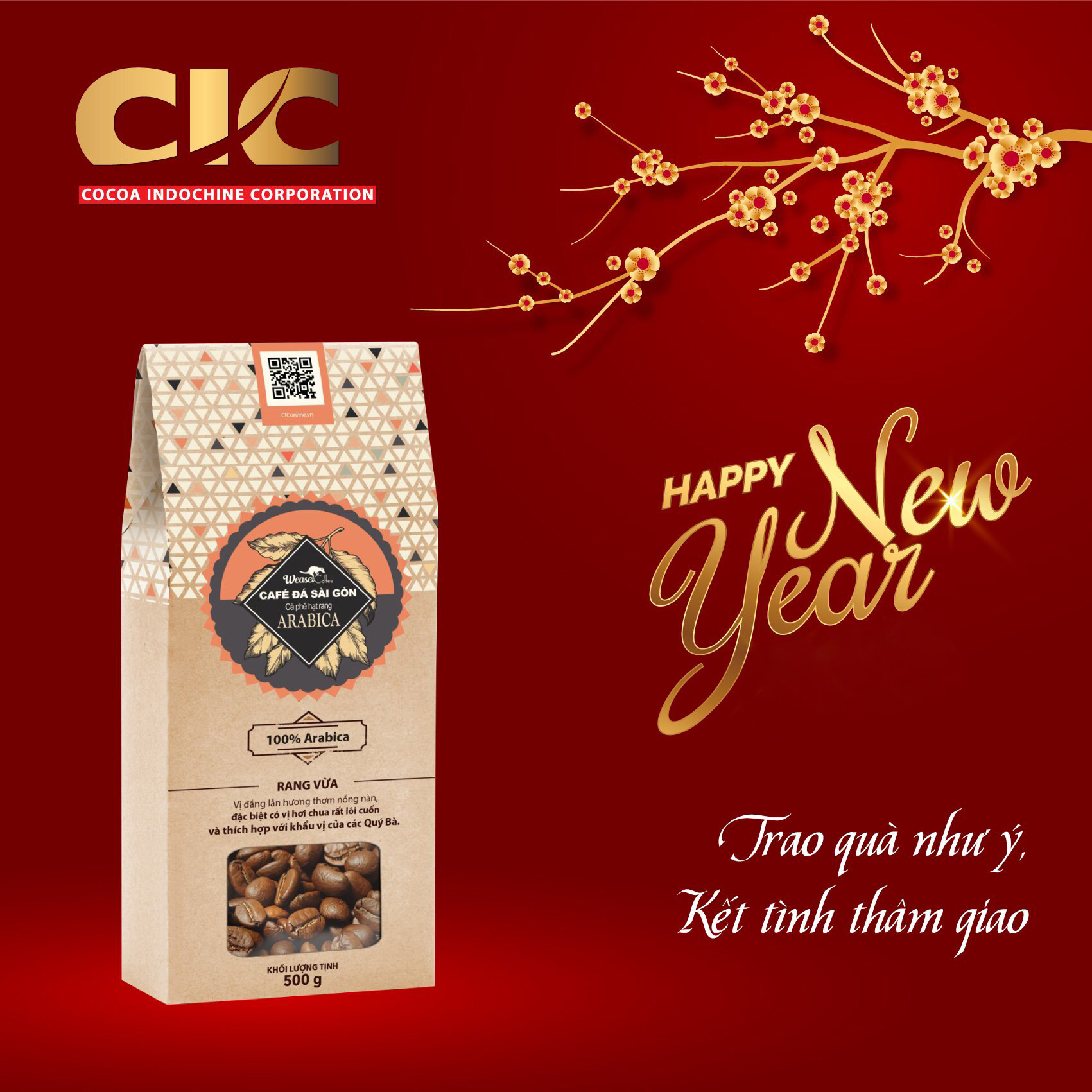 Combo: cà phê hạt rang Arabica + bột kem pha cà phê + phin cà phê cao cấp