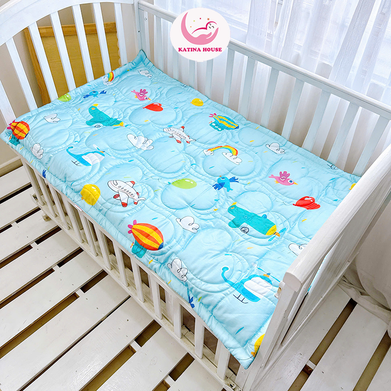 Nệm cho bé đi học tiểu học Katina House, 80x140cm, tencel 60s cao cấp mềm mịn, mát lạnh
