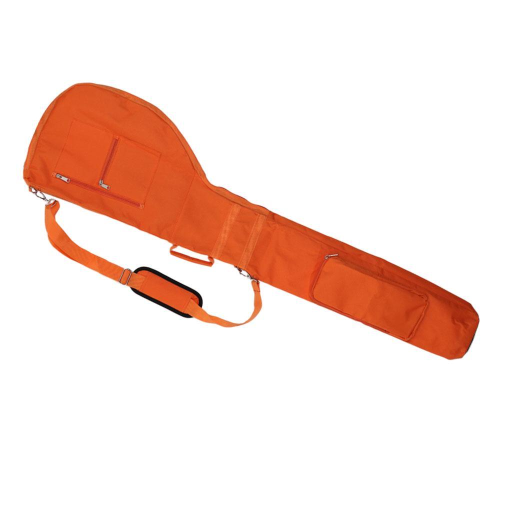 Pack of 2 Lightweight Golf Sunday Bag Travel Carry Case Cover- Golf Accessories for Golf Club – Orange and Green Colors