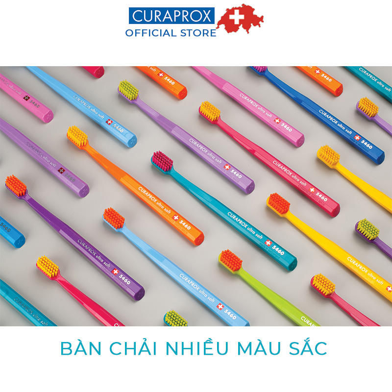 Bộ 3 bàn chải răng Curaprox CS 5460 Ultra Soft