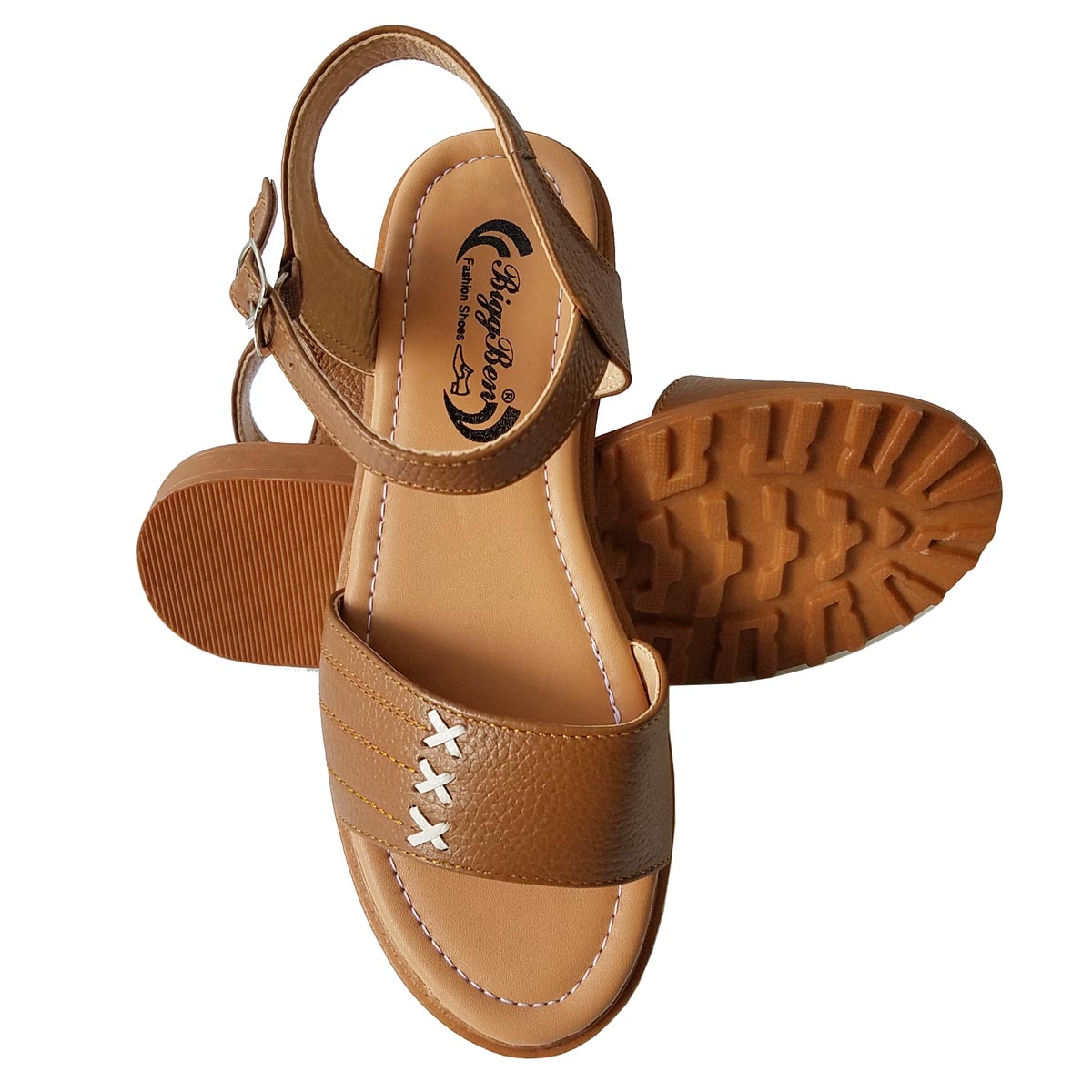 Giày Sandal Nữ BIGGBEN Da Bò Thật SDN54