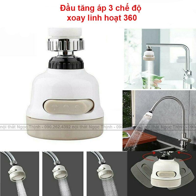 Bộ vòi bơm nước rửa chén - Đầu vòi tăng áp VTA-01 - vòi bơm gắn bồn rửa đầu nhấn hơi tiện lợi với ống dẫn silicon