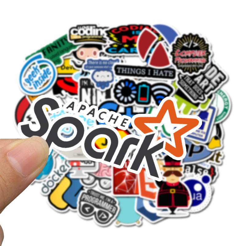 Bộ 50 Sticker Coder, Lập trình viên, IT - Hàng nhập khẩu