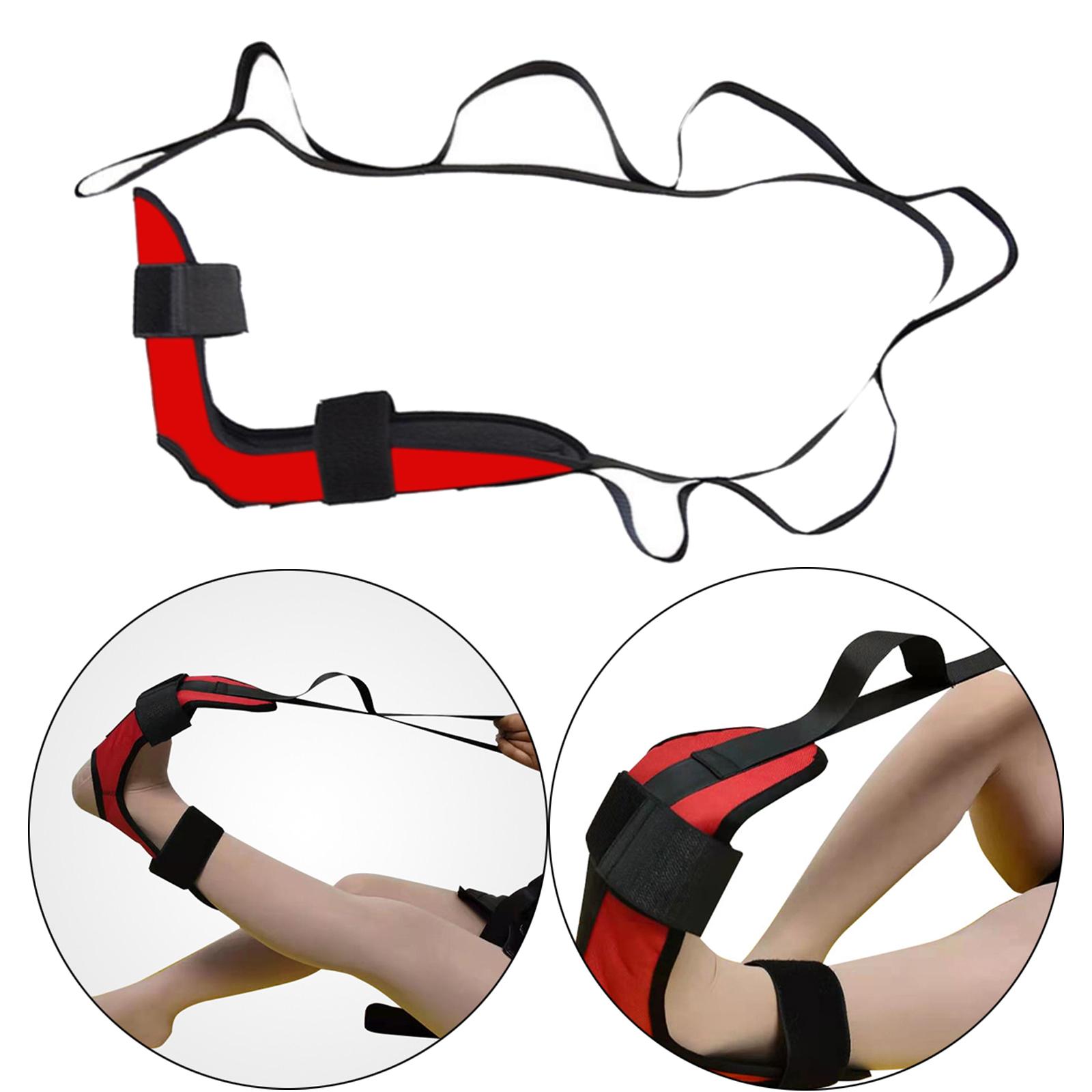 Yoga Stretch Strap, Calf Pull Belt for Plantar Fasciitis Relief Ankle Stretcher Hamstring Stretching Strap Tendonitis Stretcher for Physical Therapy