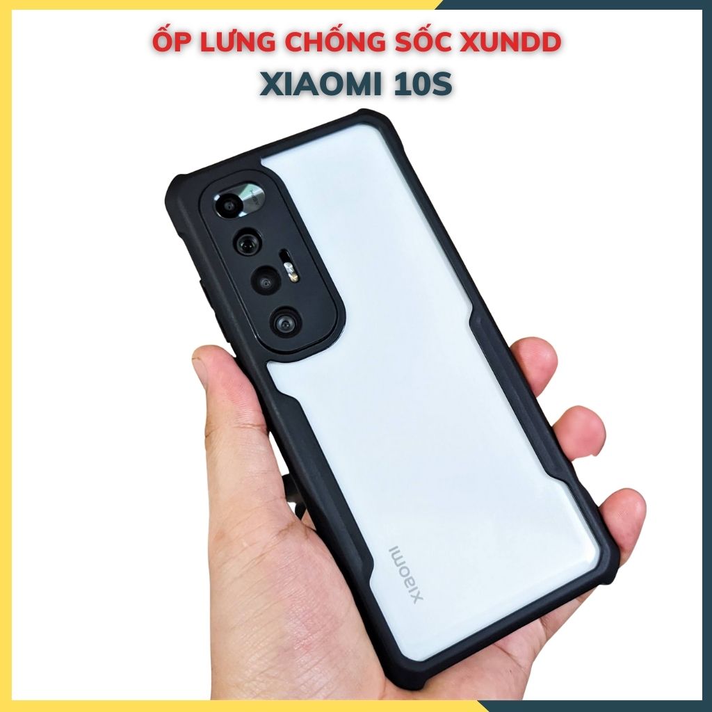 Ốp lưng chống sốc XUNDD cho xiaomi 10s bảo vệ camera - Hàng nhập khẩu