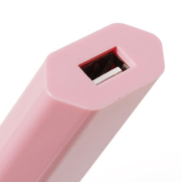 USB AC Power Adapter Wall Charger with EU Plug for iPhone iPod - Pink
