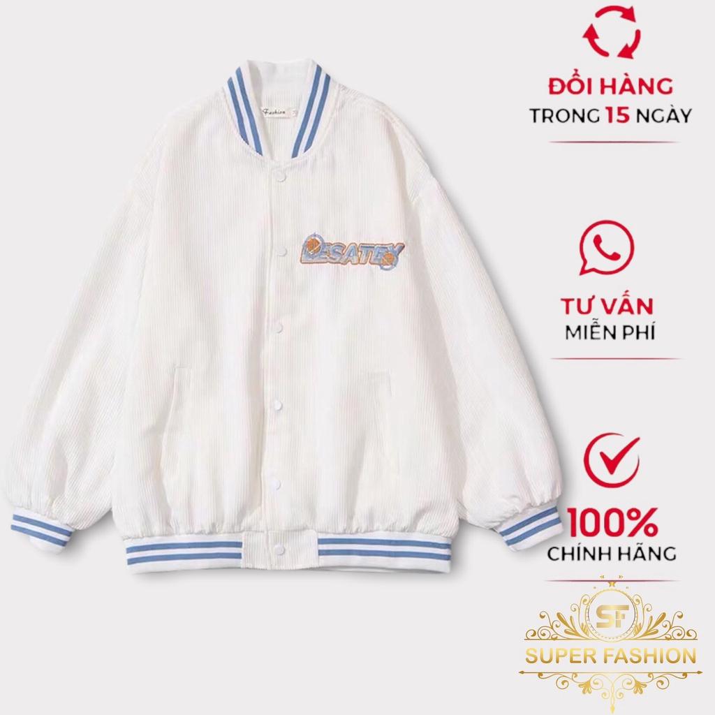 Áo Khoác Nam Fashion Vải Nhung Tăm 2 Lớp Lót Dù Kiểu Bomber Form Rộng Đẹp Hot Trend