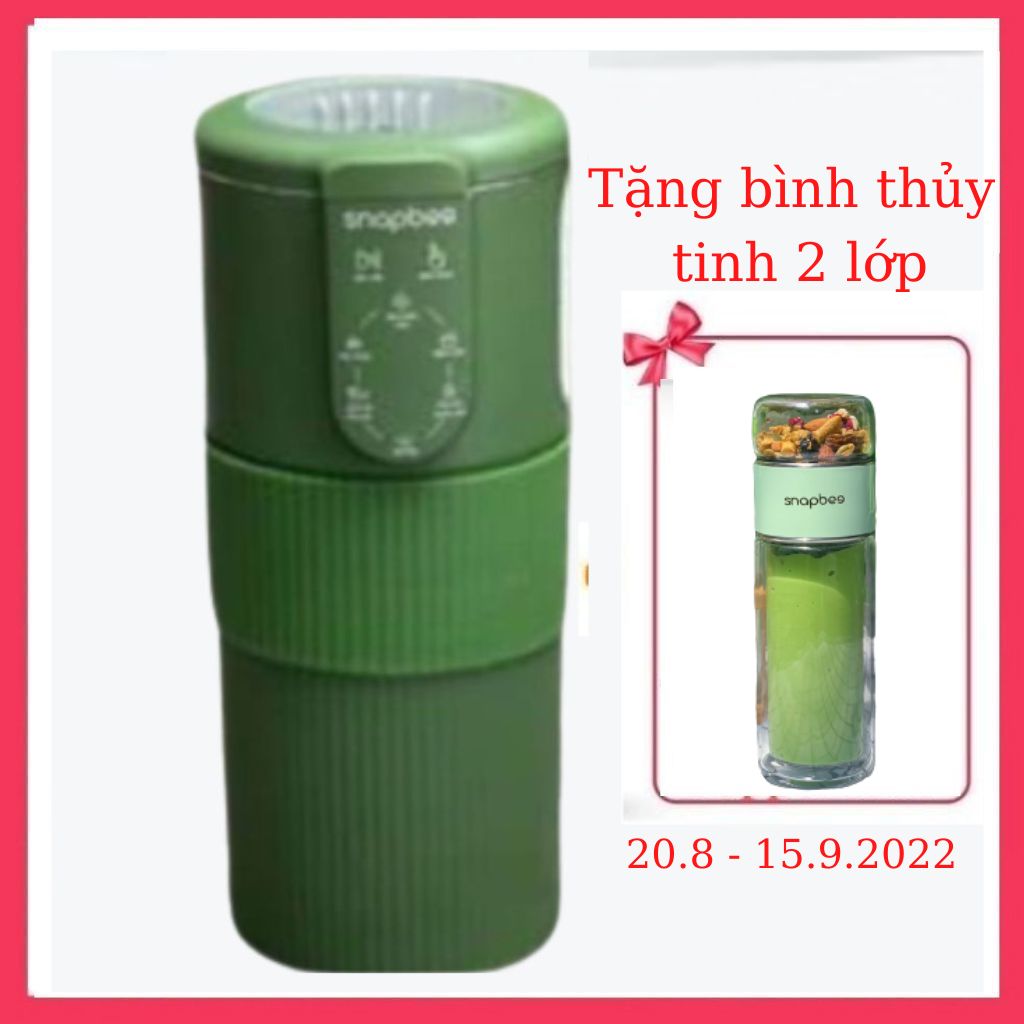 Máy Làm Sữa Hạt SNAPBEE Mini Màu Xanh - Làm Sinh Tố, Nấu Cháo, Soup - Nhanh, Dễ Vệ Sinh