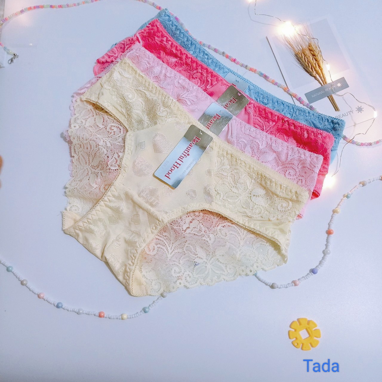 Combo 5 - 10 quần lót ren nữ cao cấp mềm mại thoáng mát co giãn 4 chiều 40 - 55kg - Tada