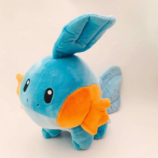 Gấu Bông Pokemon - Cá Mudkip Hệ Nước (35 Cm) Gb197 (Tặng 1 Móc Khóa Dây Da Pu Đính Đá Lấp Lánh)