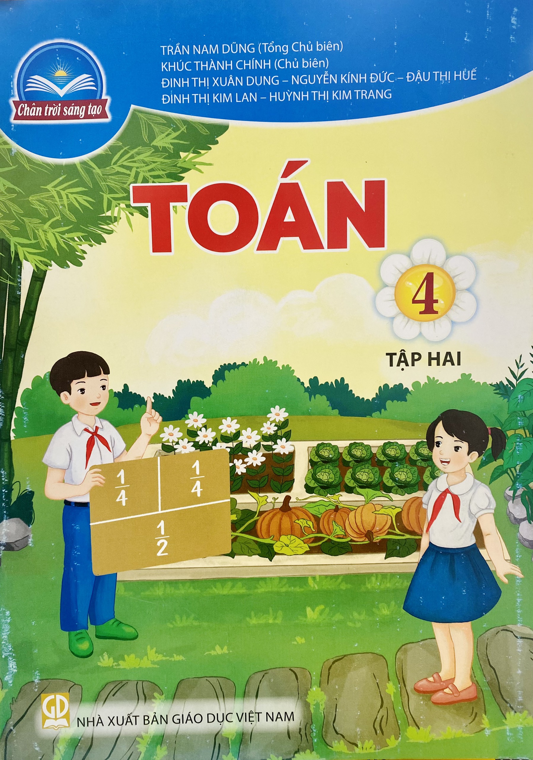 Sách - Combo 4 cuốn Toán lớp 4 tập 1+2 (SGK+BT) (Chân trời sáng tạo)