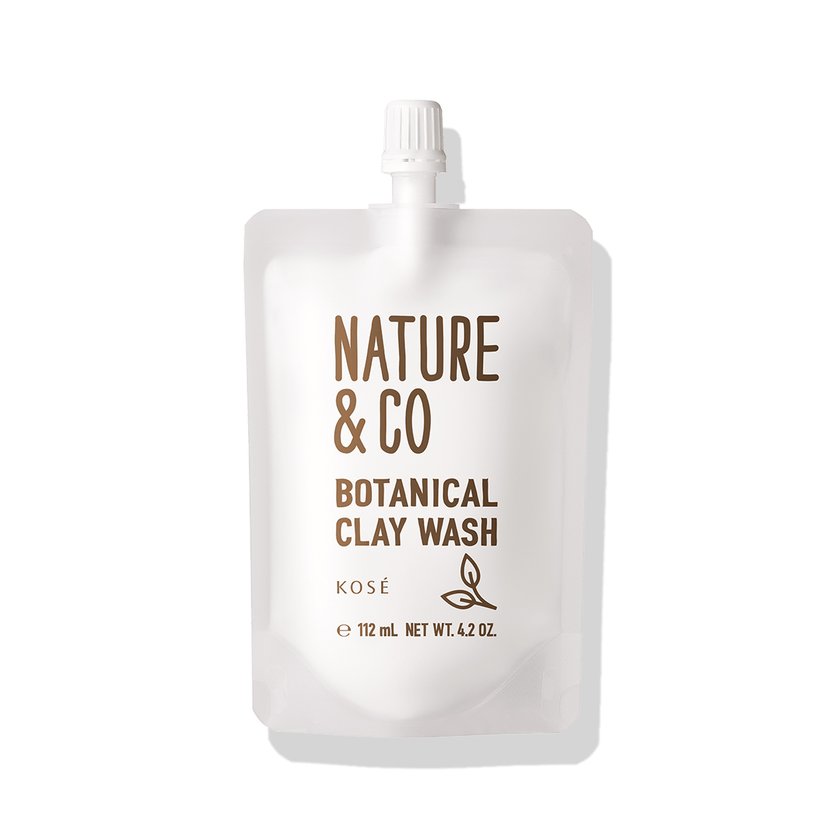 Sữa rửa mặt đất sét dành cho da dầu mụn Kosé Nature & Co Botancial Clay Wash 115g
