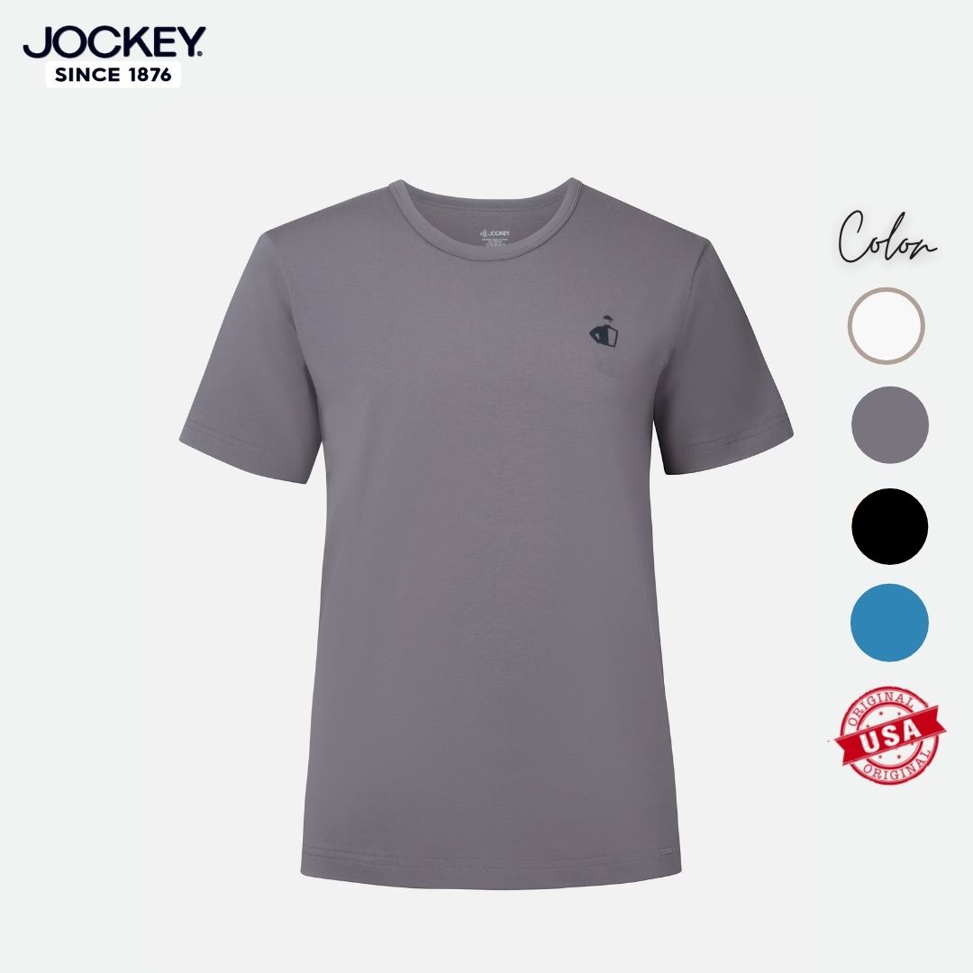 Áo Phông T - Top Nam Jockey Thun Cotton Compact In Haft Boy Cao Cấp - J7339