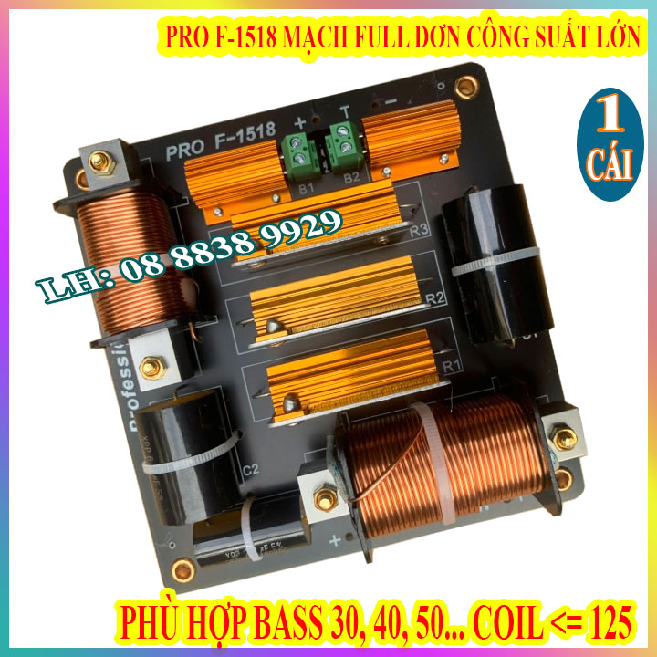 MẠCH PHÂN TẦN PRO F-1518 FULL ĐƠN CAO CẤP HÀNG NHẬP KHẨU - GIÁ 1 MẠCH