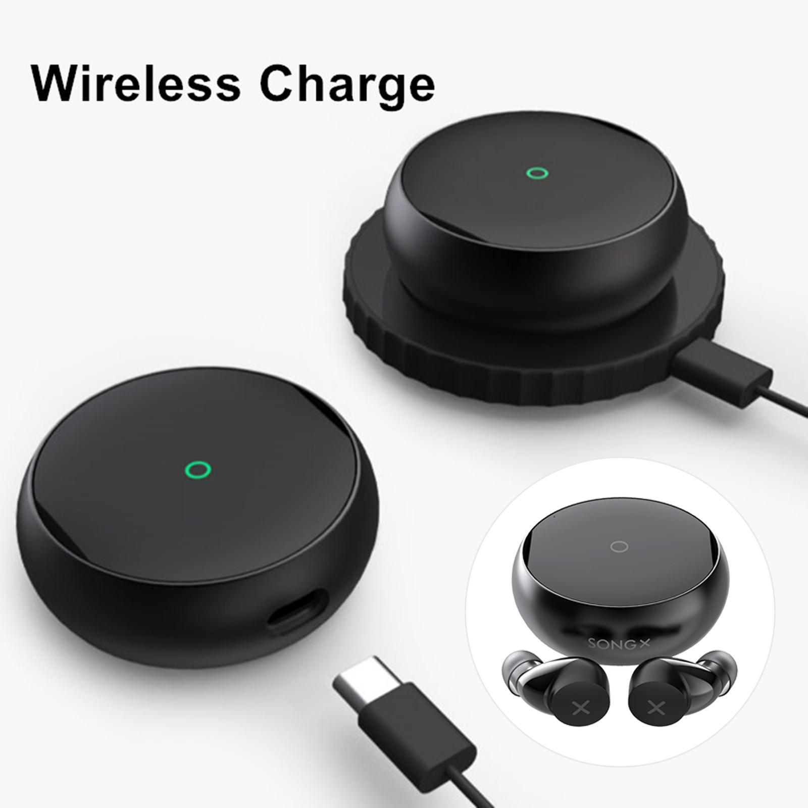 True Earbuds Headphones with Charging Case Waterproof  Stereo Earphones Built-in Mic Headset