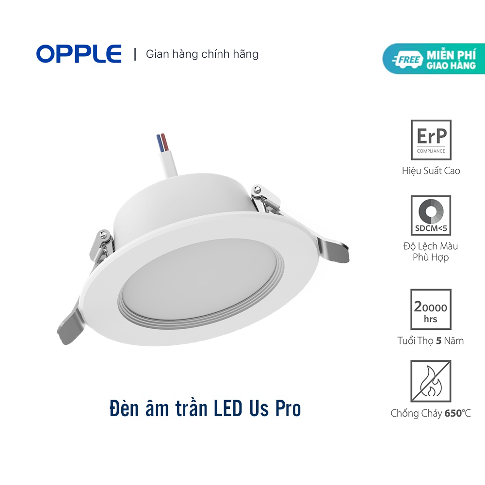 Đèn Âm Trần OPPLE LED Us Pro Tunable - Tiết Kiệm Năng Lượng - Bảo Vệ Mắt - Hiệu Suất Cao