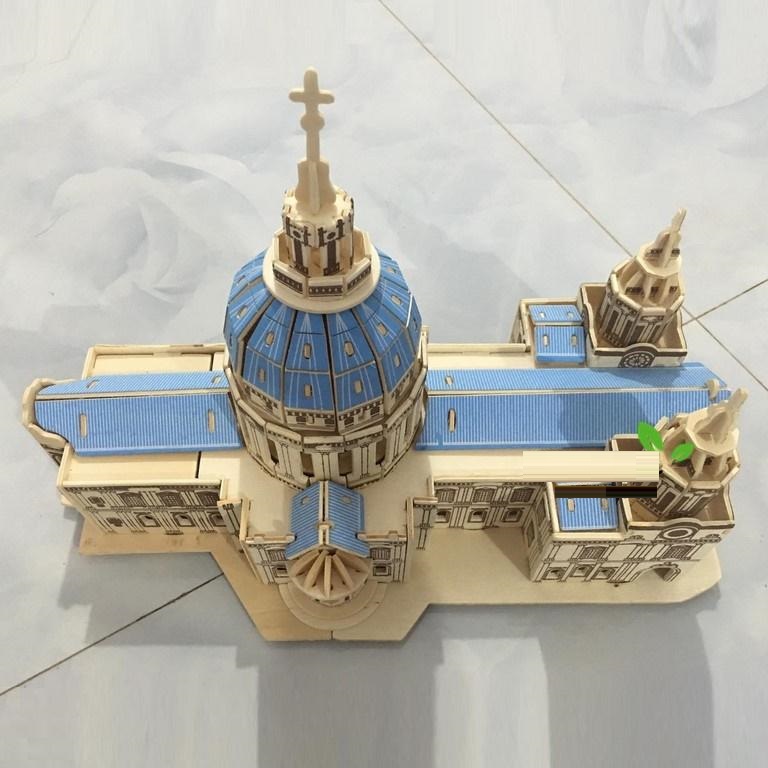 Đồ chơi lắp ráp gỗ 3D Mô hình Nhà thờ St Paul's