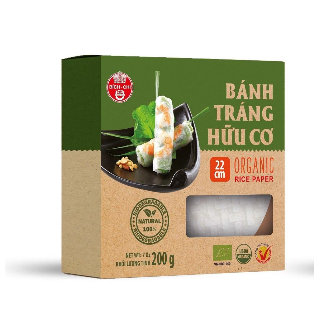 Bánh tráng hữu cơ 200g, bánh tráng Bích Chi hữu cơ