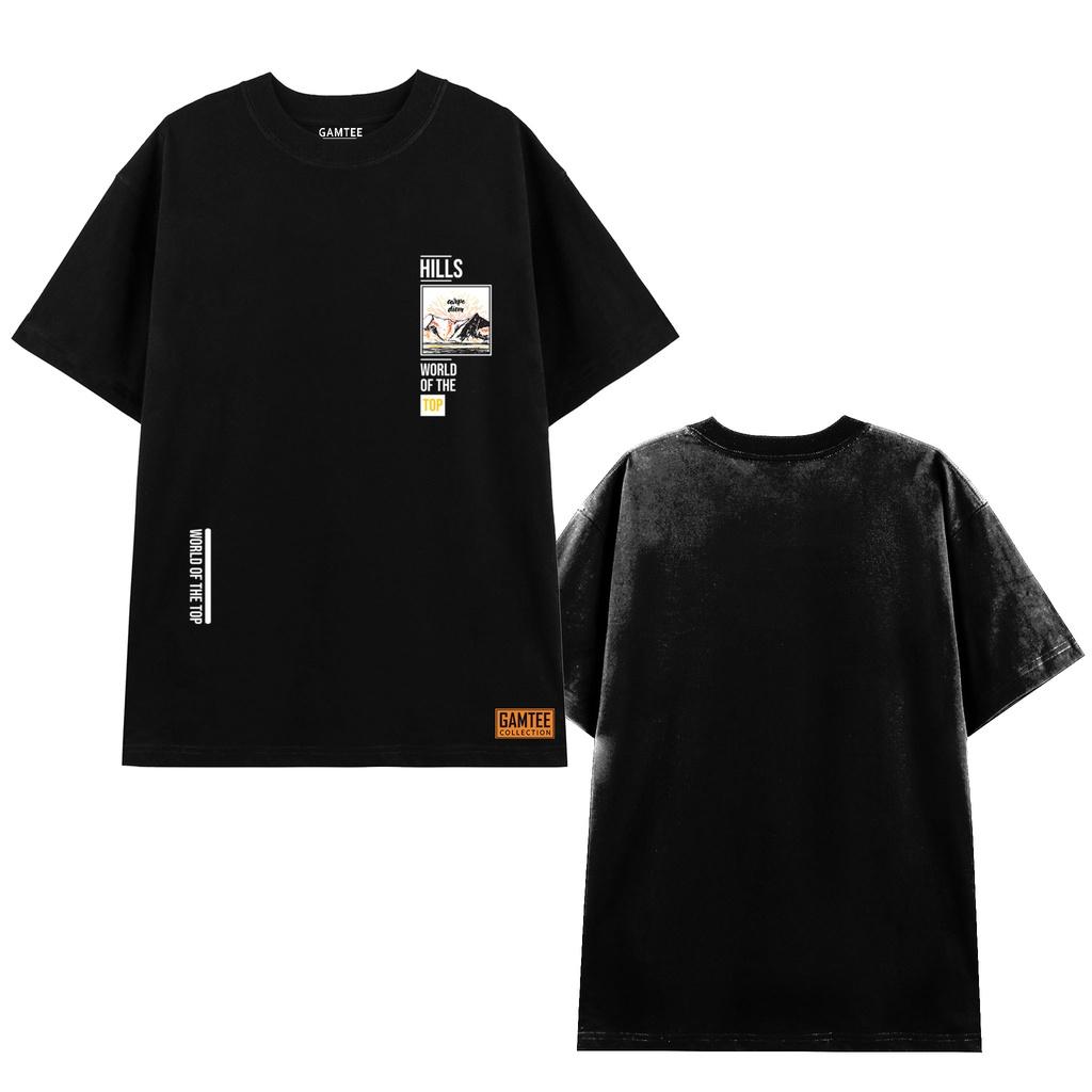 Áo thun unisex form rộng HILL chất vải cotton 100%